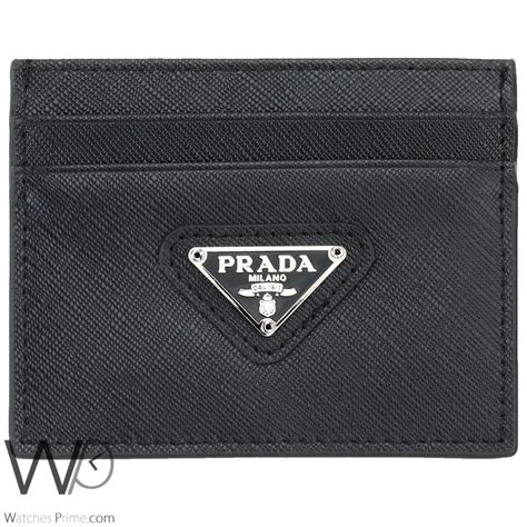 prada business card holder wallet|prada card holder wallet.